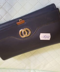 Női műbőr pénztárca, kék