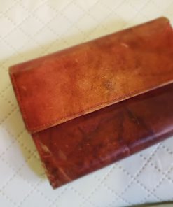 Női bőr pénztárca, vörös