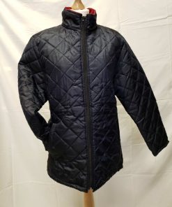 Sportos steppelt sötékék Női kabát, M-es