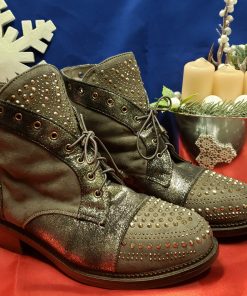 Női bélelt bokacipő 40-es