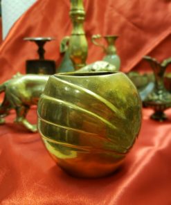 Réz kis váza, dísztárgy